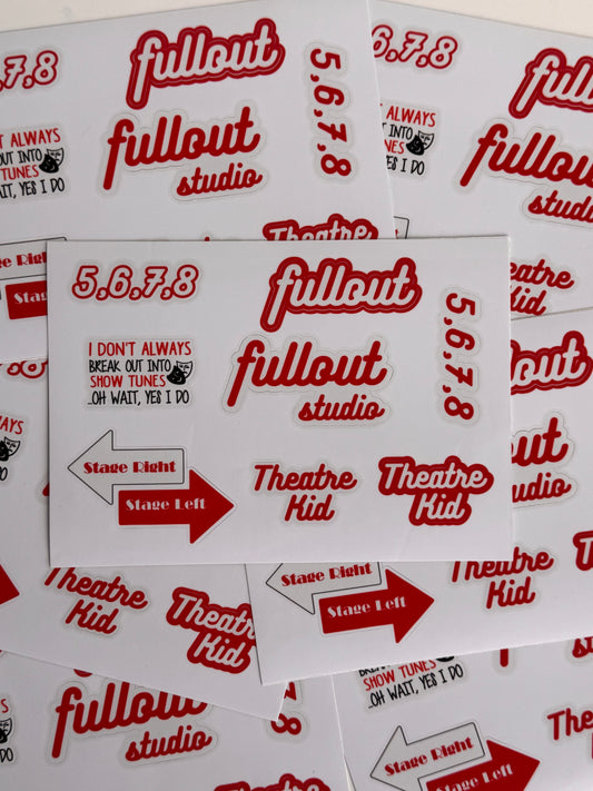 Fullout - Sticker Sheet